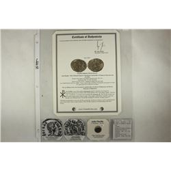 383 A.D. AELIA FLACILLA ANCIENT COIN (FINE) WITH