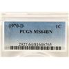 Image 3 : 1970-D LINCOLN CENT PCGS MS64BN