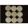 Image 1 : 9 ASSORTED 1940'S MERCURY DIMES