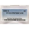 Image 3 : 2002-S JEFFERSON NICKEL PCGS PR70 DCAM