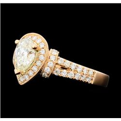 1.73 ctw Diamond Ring - 14KT Rose Gold