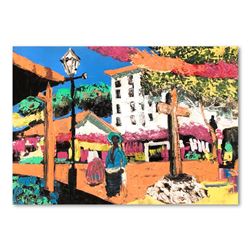 Paul Blaine Henrie (1932-1999), "Afternoon on Olivera St" Hand Signed Original P