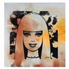 Image 1 : Gail Rodgers, "Barbie" Hand Signed Original Hand Pulled Silkscreen Mixed Media o