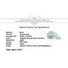 Image 2 : 4.96 ct. Natural Fancy Cut Aquamarine