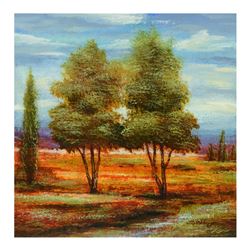 Joel David Holsinger, "Woodland Acres II" Original Oil Painting on Canvas, Hand