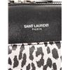 Image 7 : Saint Laurent YSL Black White Leather Classic Baby Duffle Bag