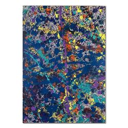 Wyland, "Coral II" Hand Signed Original Painting on Canvas with Letter of Authen