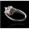 Image 3 : 14KT White Gold 1.31 ctw Diamond Ring