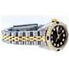 Image 8 : Rolex Ladies 2 Tone Black Diamond & Sapphire 26MM Oyster Datejust Wristwatch