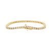Image 2 : 3.17 ctw Diamond Tennis Bracelet - 14KT Yellow Gold
