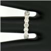 Image 8 : NEW 14K White Gold 1.25 ctw Prong Large Round Brilliant Diamond Wedding Band Rin