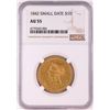 Image 1 : 1842 SMALL DATE $10 Liberty Head Eagle Gold Coin NGC AU55