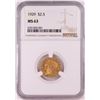 Image 1 : 1929 $2.5 Indian Head Quarter Eagle Gold Coin NGC MS63