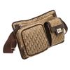 Image 3 : Christian Dior Brown Canvas Trotter Waist Belt Bag