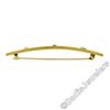 Image 3 : Art Nouveau 14kt Gold Natural Seed Pearl Bar Pin Brooch