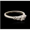 Image 2 : 14KT White Gold 0.33 ctw Diamond Ring