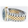 Image 3 : Rolex Mens 2 Tone Brown Diamond & Emerald Oyster Perpetual Datejust Wristwatch