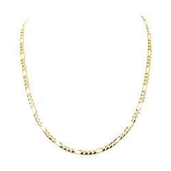 24 Inch Figaro Chain - 14KT Yellow Gold