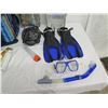 Image 2 : Beach Lot:  Fins, Snorkels, Masks, Lotions, Towels, Cooler Bag, etc