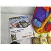 Image 5 : Beach Lot:  Solar Shower, Picker Tool, Toys: Football, Pail & Shovels, Red Bag, etc