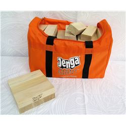Giant Jenga Game in Orange Carrying Case