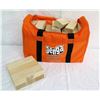 Image 1 : Giant Jenga Game in Orange Carrying Case