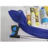 Image 5 : Beach Lot: Picker Tool, Skimboard, Solar Shower, Football, Lotions, Blue Bag, etc