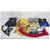 Image 1 : Beach Lot: Picker Tool, Skimboard, Snorkel, Fins, Goggles,, Lotions, Red Bag, etc