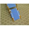 Image 2 : Qty 1 Folding Beach Lounge Chair w/ Blue Canvas