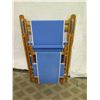 Image 5 : Qty 1 Folding Beach Lounge Chair w/ Blue Canvas