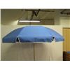 Image 2 : Blue Beach Umbrella w/ Wood Pole