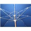 Image 3 : Blue Beach Umbrella w/ Wood Pole