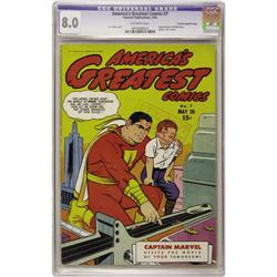 America's Greatest Comics #7 Crowley Copy/File Copy (Fa