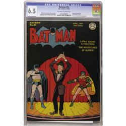 Batman #22 (DC, 1944) CGC FN+ 6.5 Off-white to white pa