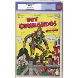 Boy Commandos #15 (DC, 1946) CGC NM- 9.2 Cream
