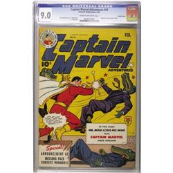 Captain Marvel Adventures #43 Crowley Copy pedigree (Fa