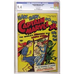 Captain Marvel Jr. #117 Crowley Copy pedigree (Fawcett,