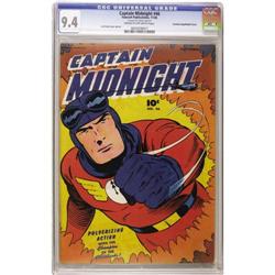 Captain Midnight #46 Crowley Copy/Double Cover (Fawcett