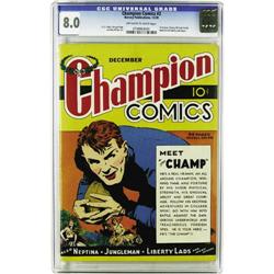Champion Comics #2 (Harvey, 1939) CGC VF 8.0 Off-white