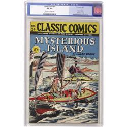 Classic Comics #34 Mysterious Island CGC NM 9.4