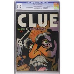 Clue Comics V2#1 ("D" Copy) CGC FN/VF 7.0