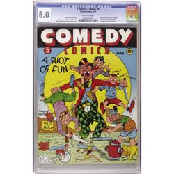 Comedy Comics #9 (Timely, 1942) CGC VF 8.0