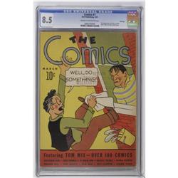 The Comics #1 File Copy (Dell, 1937) CGC VF+ 8.5 Cream
