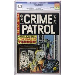 Crime Patrol #15 Gaines File pedigree, 6/11 (EC, 1950)