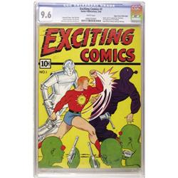 Exciting Comics #1 Mile High pedigree (Nedor
