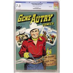 Gene Autry Comics #9 Crowley Copy pedigree