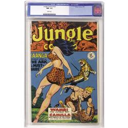 Jungle Comics #123 (Fiction House, 1950) CGC NM- 9.2 Wh