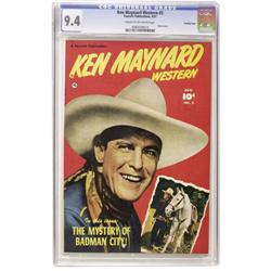 Ken Maynard Western #5 Crowley Copy pedigree