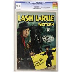 Lash LaRue Western #1 (Fawcett, 1949) CGC NM 9.4 Off-wh