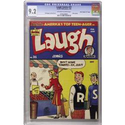 Laugh Comics #31 Davis Crippen ("D" Copy) pedigree (Arc